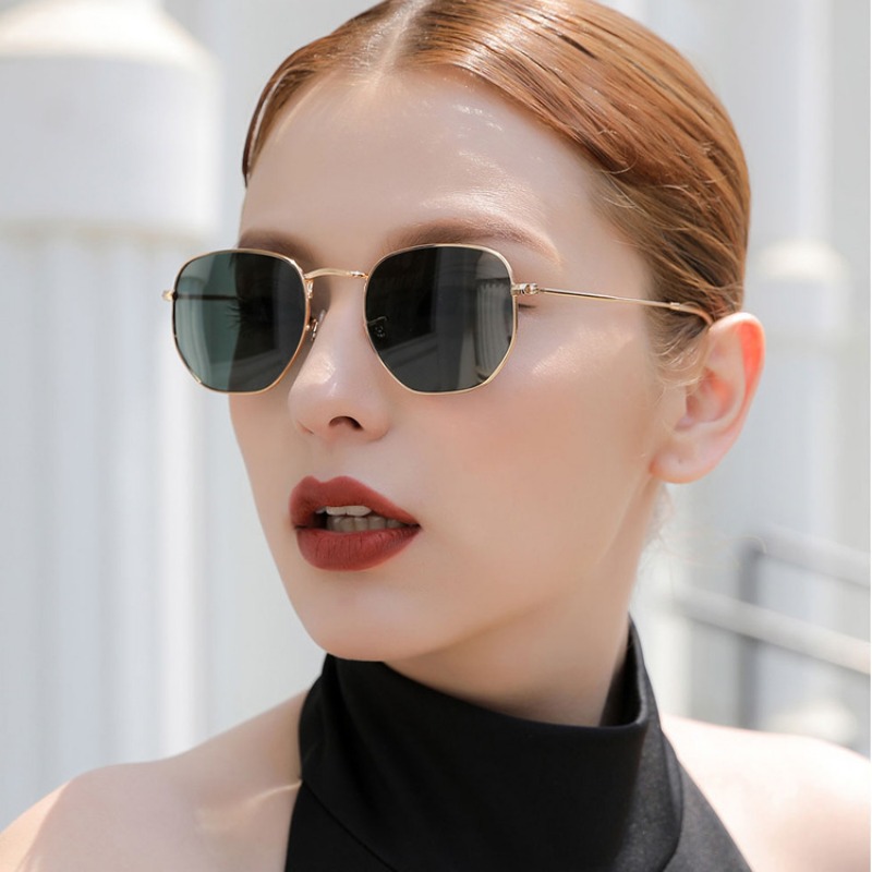 Designer Sunglasses - Occhiali da Sole Rotondi Punk per