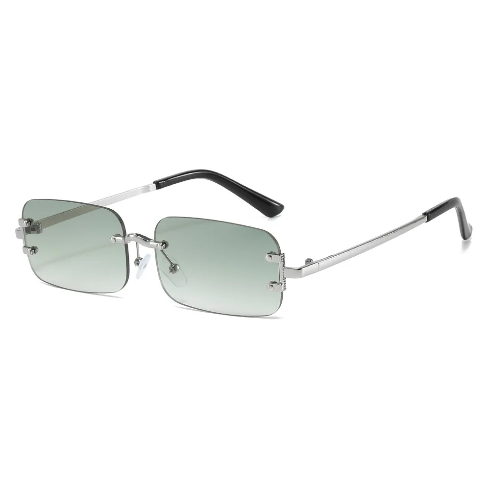 Designer Sunglasses - Occhiali da sole quadrati senza montatura,