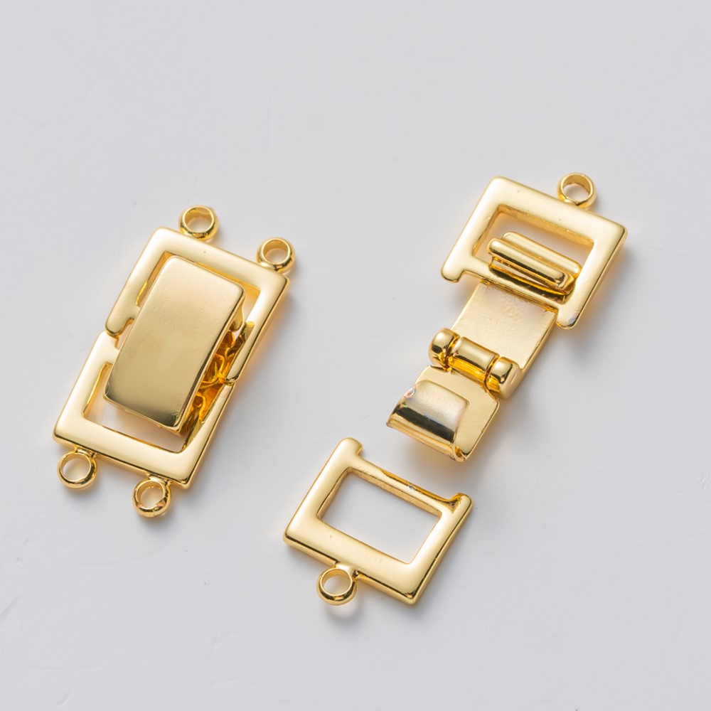 2 pezzi di chiusure a strati p - Gold Plated Jewelry recensione e prezzo