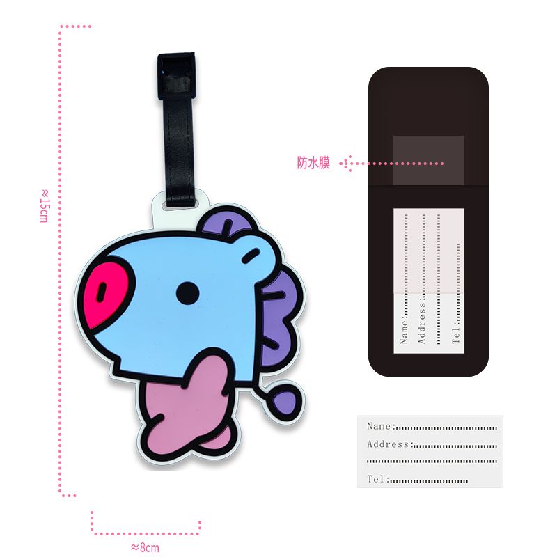 Portachiavi BT21 a forma di ca - Travel Luggage Set recensione e prezzo